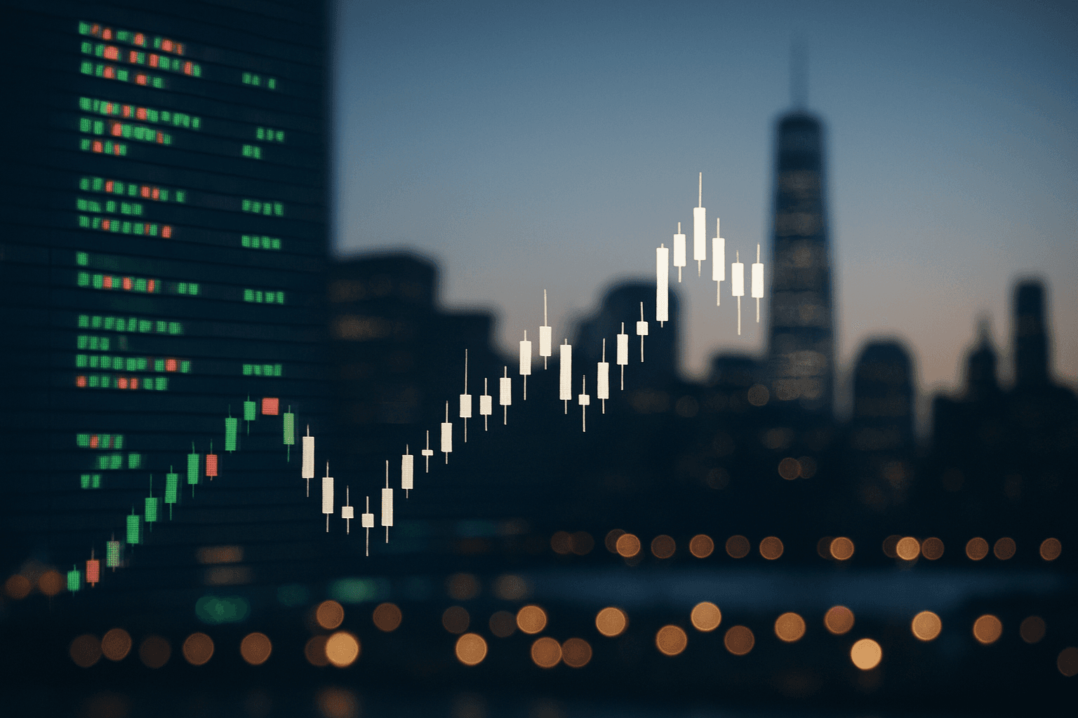 US stock market rally driven by tech earnings guidance.